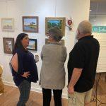 Guests at the Plein Air 2021 Exhibit