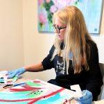 Cooper at Painting Session