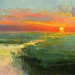 Marsh Sunset by Cat Pope