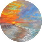 Round Sunset by Cat Pope